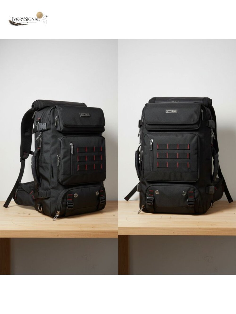 WITZMAN Recycled Nylon Carry On Travel Laptop Backpack